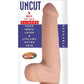 Realcocks Dual Layered Uncut Slider Fat Dick Dildo - Vanilla - 9in