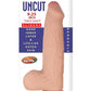 Realcocks Dual Layered Uncut Slider Thick Shaft Dildo - Vanilla - 9.25in
