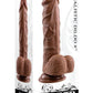 Realistic Dildo - Chocolate - 8in