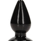 Realrock Crystal Clear Anal Plus - Black/Clear - 3.5in