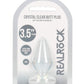 Realrock Crystal Clear Anal Plus - Clear - 3.5in