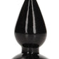 Realrock Crystal Clear Anal Plus - Black/Clear - 4.5in