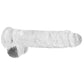 Realrock Crystal Clear Dildo with Balls