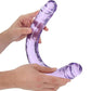 Realrock Crystal Clear Double Dong
