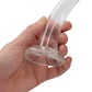 Realrock Crystal Clear Non Realistic Dildo with Suction Cup