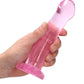 Realrock Crystal Clear Non Realistic Dildo with Suction Cup