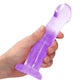 Realrock Crystal Clear Non Realistic Dildo with Suction Cup