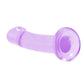 Realrock Crystal Clear Non Realistic Dildo with Suction Cup