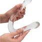 Realrock Crystal Clear Non Realistic Double Dildo