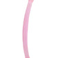 Realrock Crystal Clear Non Realistic Double Dildo - Clear/Pink - 17in