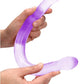 Realrock Crystal Clear Non Realistic Double Dildo