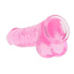 Realrock Crystal Clear Realistic Dildo with Balls
