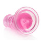 Realrock Crystal Clear Straight No Balls Dildo