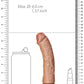 Realrock Curved Realistic Dildo with Suction Cup
