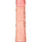Realrock Curved Realistic Dildo with Suction Cup - Vanilla - 6in