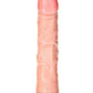 Realrock Curved Realistic Dildo with Suction Cup - Vanilla - 7in