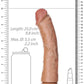 Realrock Curved Realistic Dildo with Suction Cup
