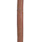 Realrock Realistic Skin Slim Double Ended Dong - Caramel - 14in