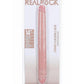Realrock Realistic Skin Slim Double Ended Dong - Vanilla - 14in