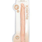 Realrock Skin Realistic Double Dildo - Vanilla - 14in
