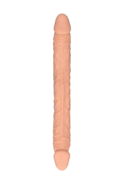 Realrock Skin Realistic Double Dildo - Vanilla - 14in