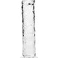 Realrock Skin Realistic Striaght Dildo Without Balls - Clear - 6in