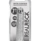 Realrock Skin Realistic Straight Dildo Without Balls - Clear - 7in