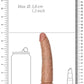 Realrock Slim Realistic Dildo with Suction Cup