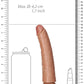 Realrock Slim Realistic Dildo with Suction Cup