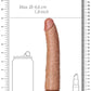 Realrock Slim Realistic Dildo with Suction Cup