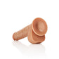 Realrock Straight Realistic Dildo with Balls and Suction Cup