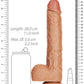 Realrock Straight Realistic Dildo with Balls and Suction Cup
