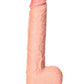 Realrock Straight Realistic Dildo with Balls and Suction Cup