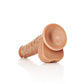 Realrock Straight Realistic Dildo with Balls and Suction Cup