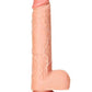 Realrock Straight Realistic Dildo with Balls and Suction Cup