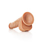 Realrock Straight Realistic Dildo with Balls and Suction Cup
