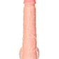 Realrock Straight Realistic Dildo with Balls and Suction Cup - Vanilla - 7in