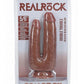 Realrock Ultra Realistic Skin Double Trouble - Caramel - 5in/6in