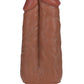 Realrock Ultra Realistic Skin Two In One - Caramel - 5in/6in