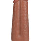 Realrock Ultra Realistic Skin Two In One - Caramel - 7in/8in