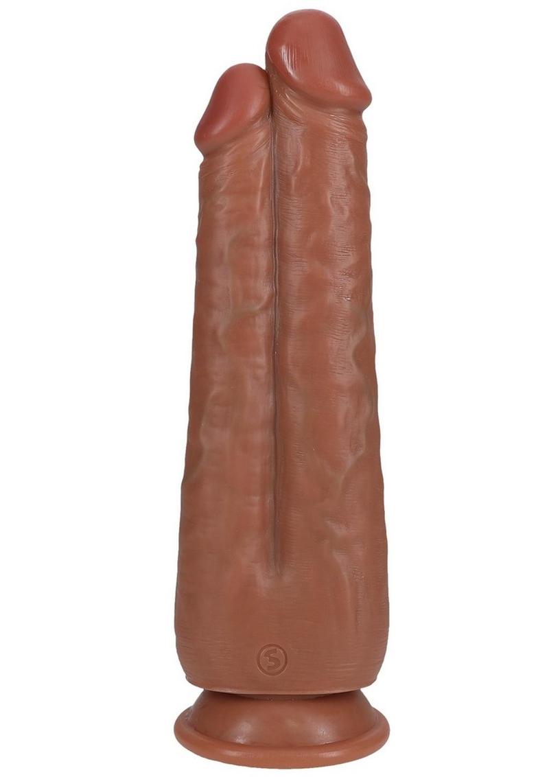 Realrock Ultra Realistic Skin Two In One - Caramel - 10in/9in