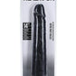 Realrock Ultra Realistic Skin Extra Large Straight Dildo with Suction Cup - Chocolate - 14in