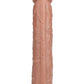 Realrock Ultra Realistic Skin Extra Large Straight Dildo with Suction Cup - Caramel - 14in