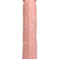 Realrock Ultra Realistic Skin Extra Large Straight Dildo with Suction Cup - Vanilla - 14in