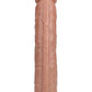 Realrock Ultra Realistic Skin Extra Large Straight Dildo with Suction Cup - Caramel - 15in