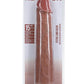 Realrock Ultra Realistic Skin Extra Large Straight Dildo with Suction Cup - Caramel - 15in