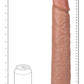 Realrock Ultra Realistic Skin Extra Large Straight Dildo with Suction Cup