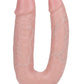 Realrock Ultra Realistic Skin U Shaped Double Dildo - Vanilla - 5in