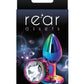 Rear Assets Multicolor Anal Plug - Clear/Multicolor - Small