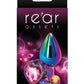 Rear Assets Multicolor Heart Anal Plug - Multicolor/Pink - Medium
